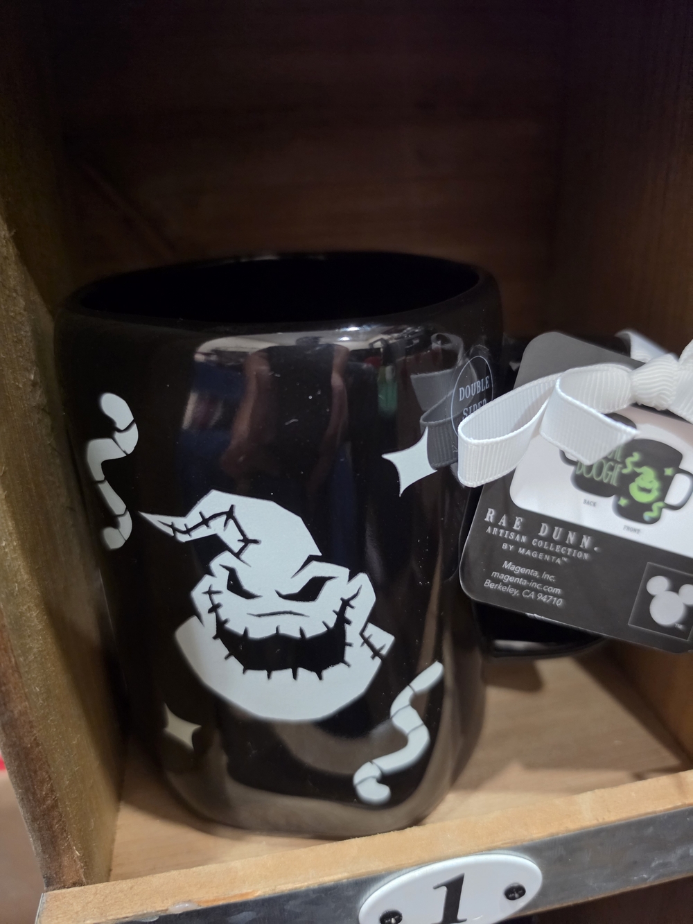 Rae Dunn X Nightmare Before Christmas Oogie Boogie Glow In The Dark Mug